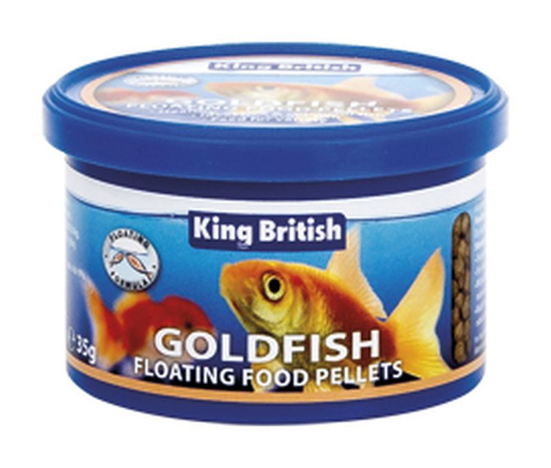 King British Goldfish Floating Food Pellets 35g